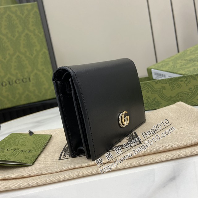Gucci專櫃古馳最新款Marmont系列卡包零錢包卡夾 jh2486型號：790055